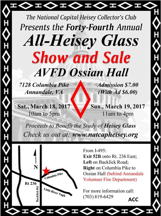 Annual glass show, sale to highlight Newark-made Heisey glass